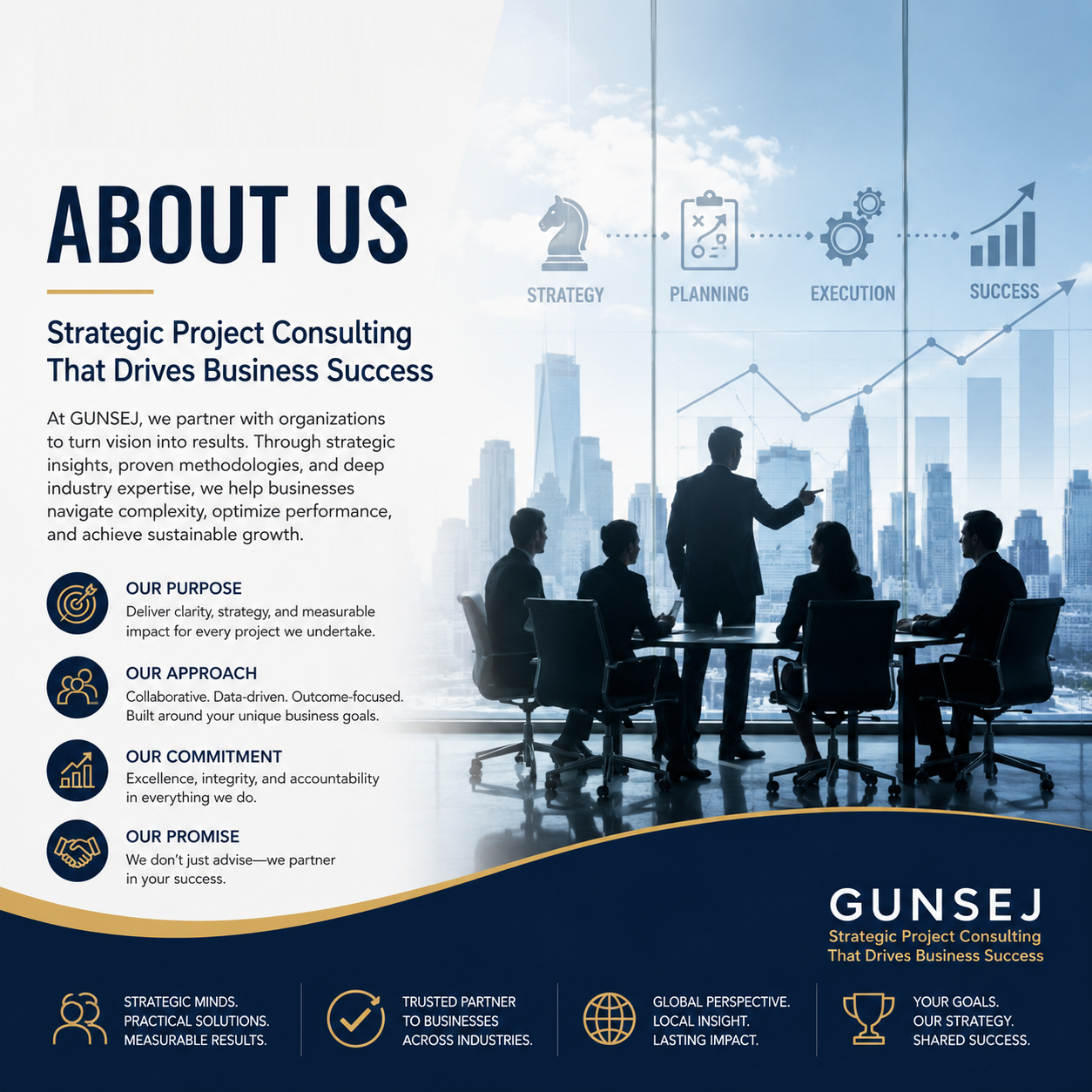 Professional consulting team collaborating